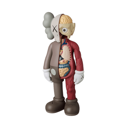 KAWS Companion Flayed Open Edition Vinyl Figure 'Brown' — Front View