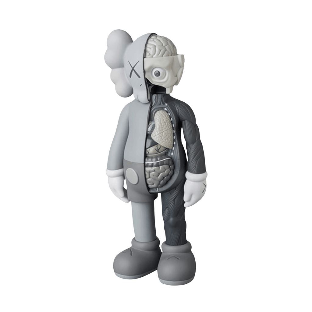 KAWS Companion Flayed Open Edition Vinyl Figure 'Grey' — Front View