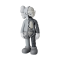 KAWS Companion Flayed Open Edition Vinyl Figure 'Grey' — Front View