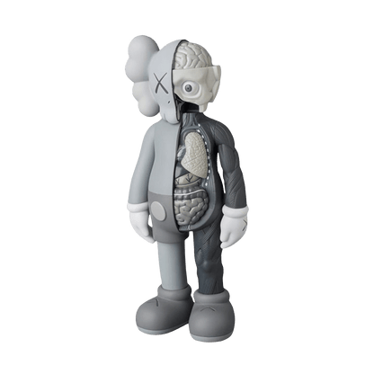 KAWS Companion Flayed Open Edition Vinyl Figure 'Grey' — Front View