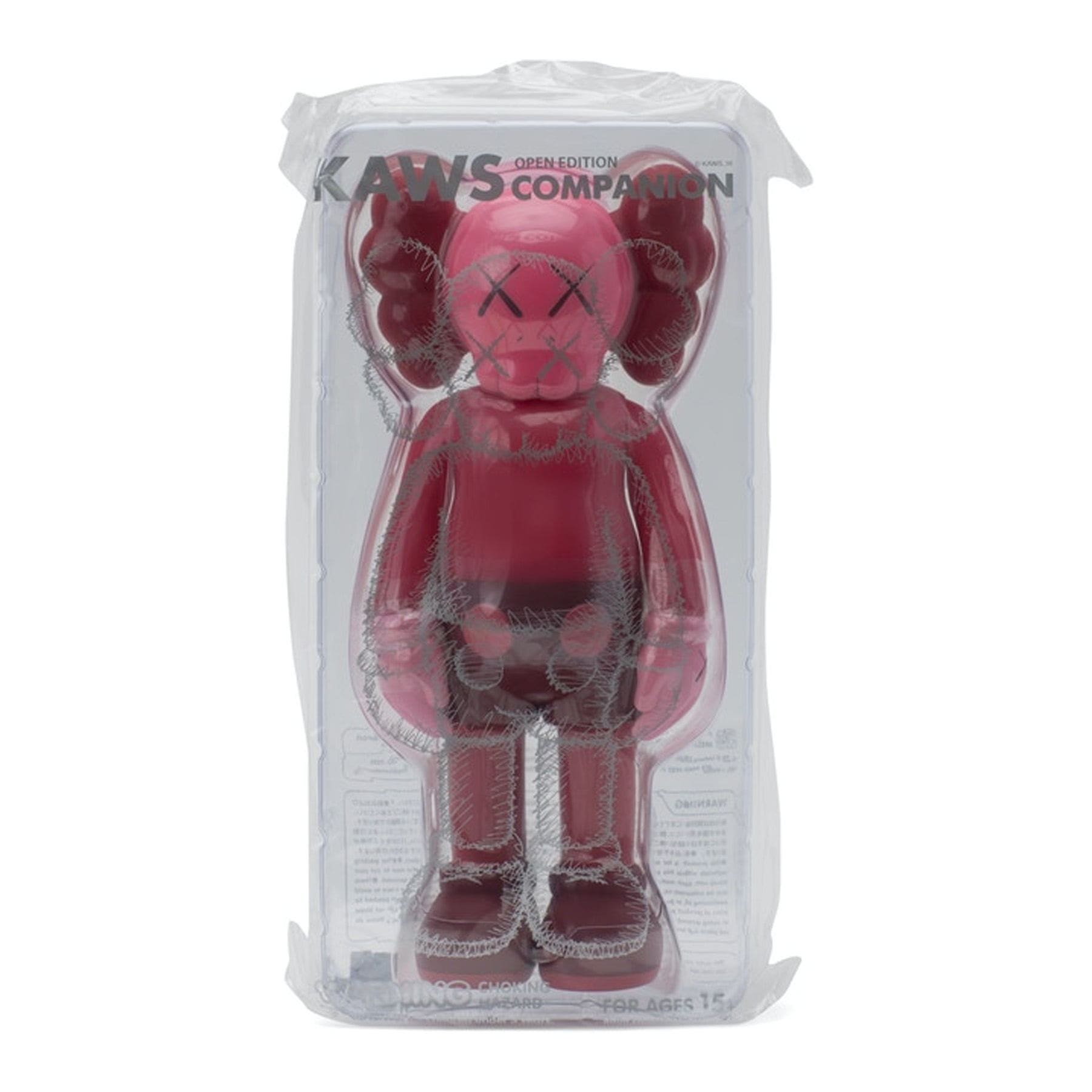 KAWS Companion Open Edition Vinyl Figure 'Blush' — Side View