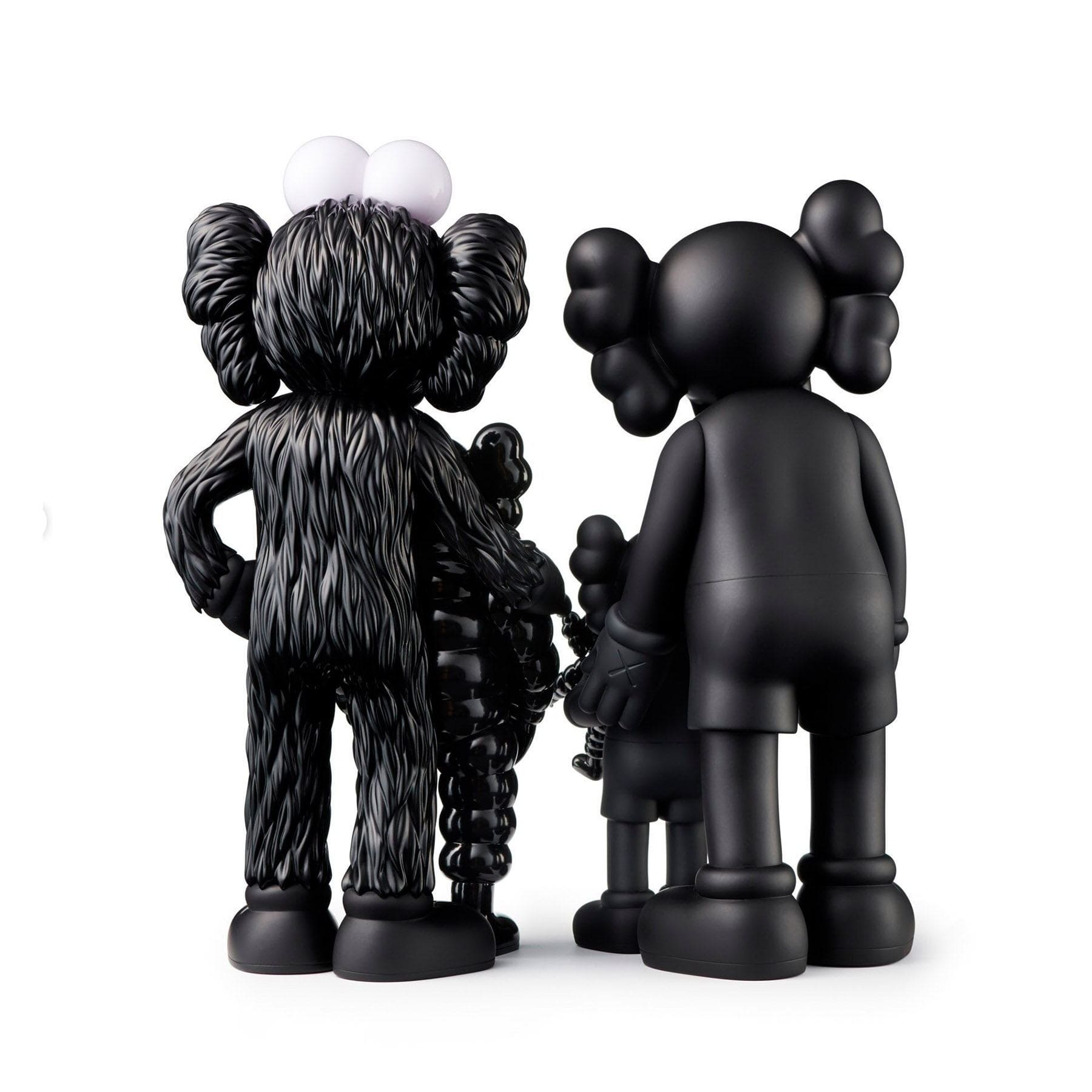KAWS FAMILY Figures 'Black' — Top View