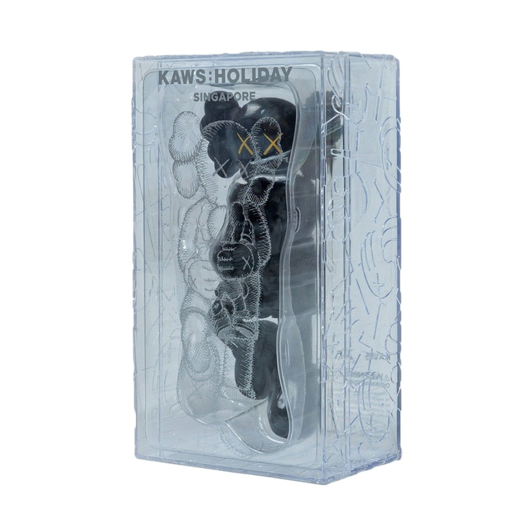 KAWS HOLIDAY SINGAPORE Figure Black — Back View