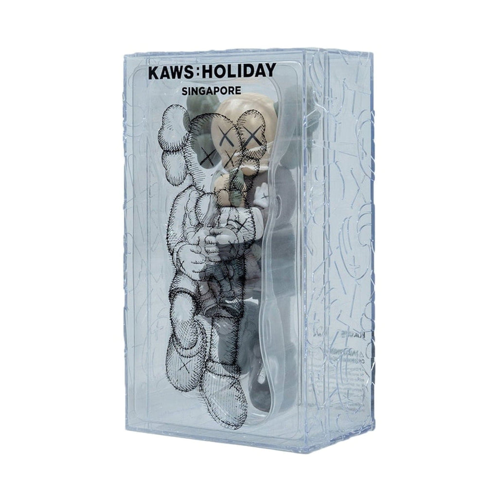 KAWS HOLIDAY SINGAPORE Figure Brown — Back View