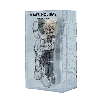KAWS HOLIDAY SINGAPORE Figure Brown — Back View