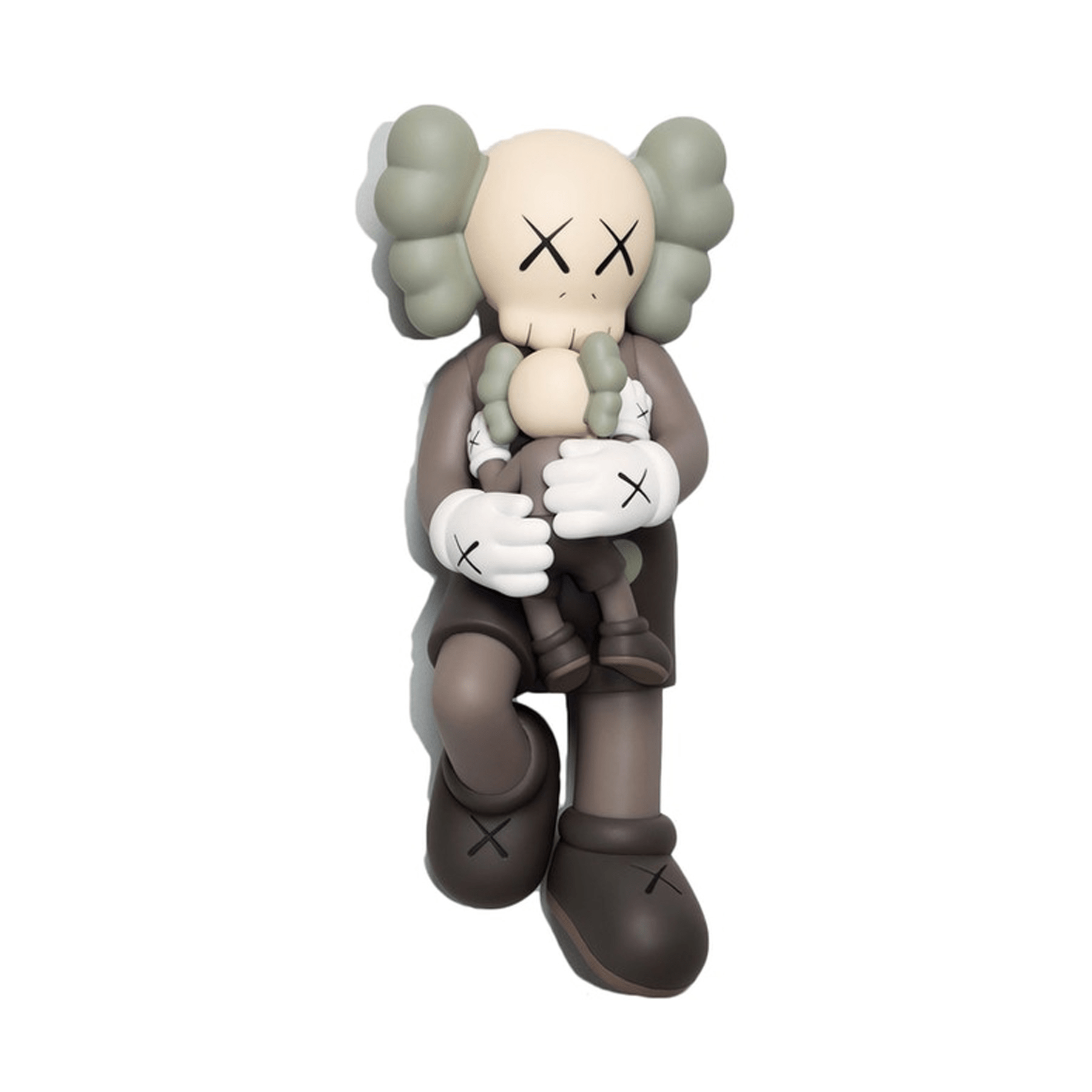 KAWS HOLIDAY SINGAPORE Figure Brown — Side View