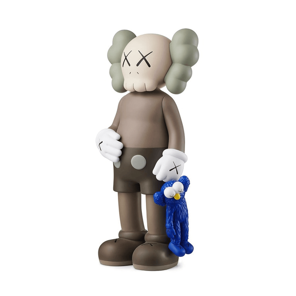 KAWS Share Vinyl Figure 'Brown' — Side View