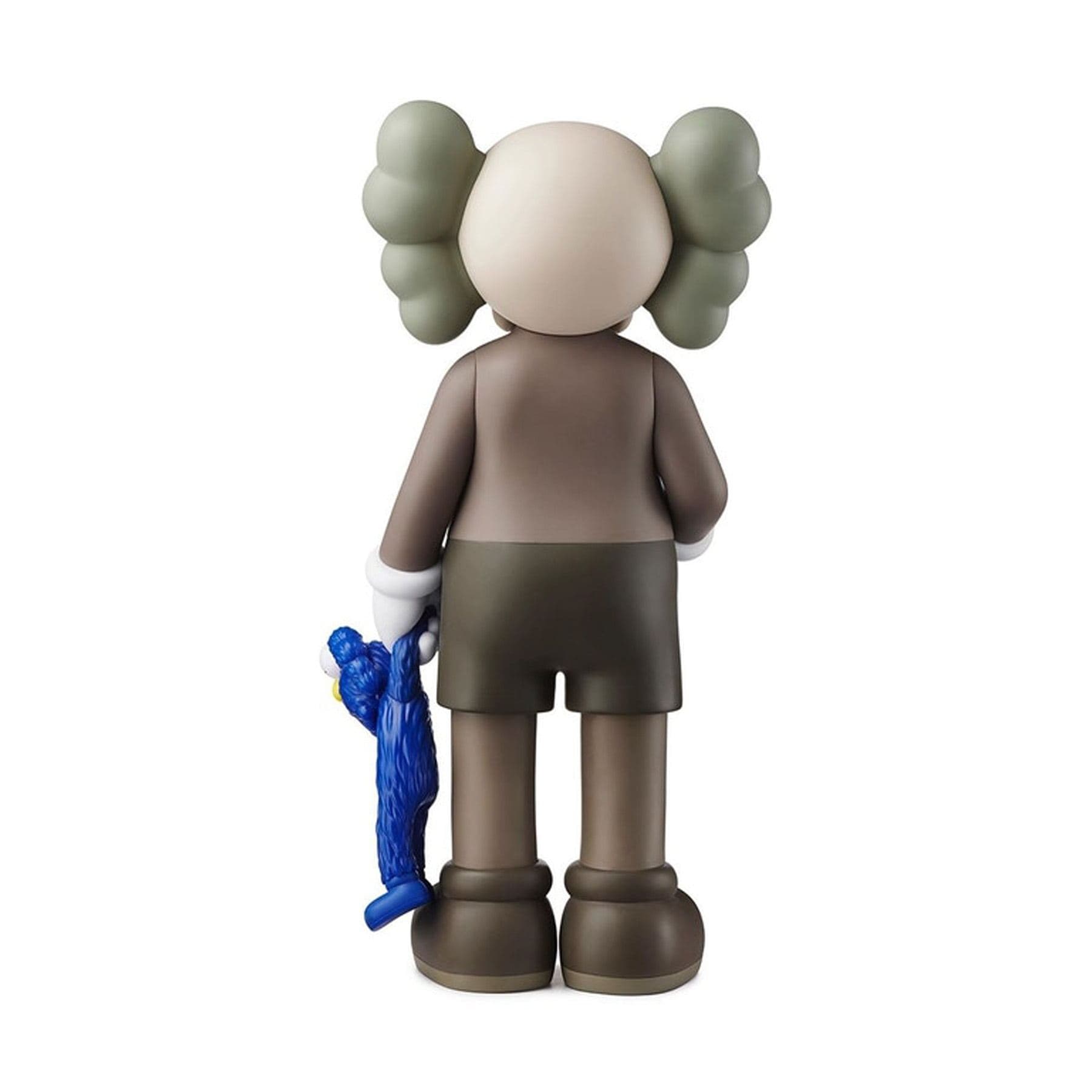 KAWS Share Vinyl Figure 'Brown' — Back View