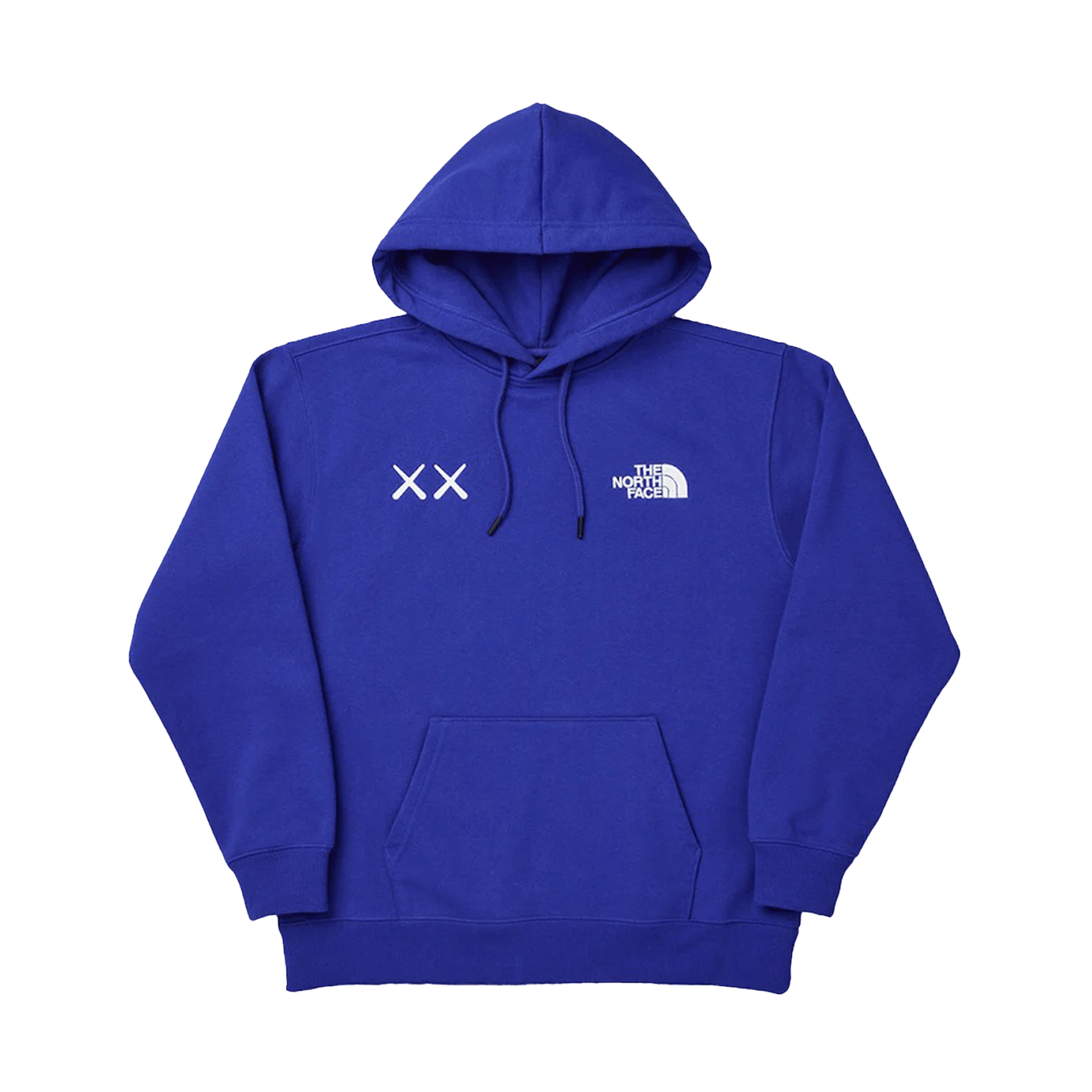 The North Face x KAWS Pullover Hoodie 'Bolt Blue' — XXS — Front View