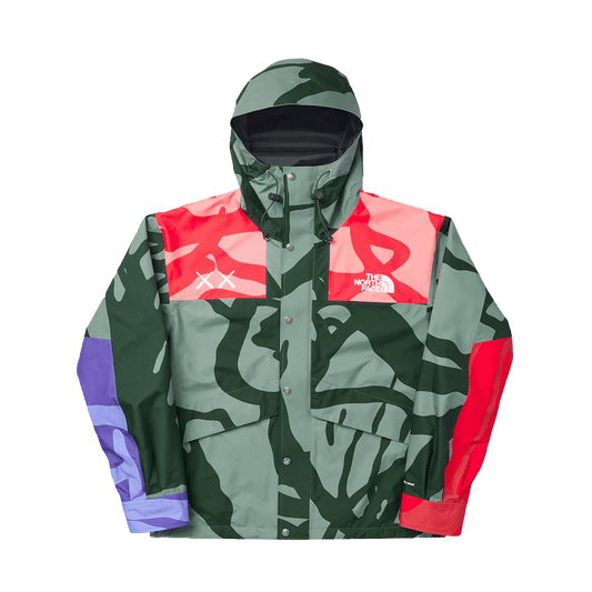 The North Face x KAWS Retro 1986 Mountain Jacket 'Green' — XXS — Front View