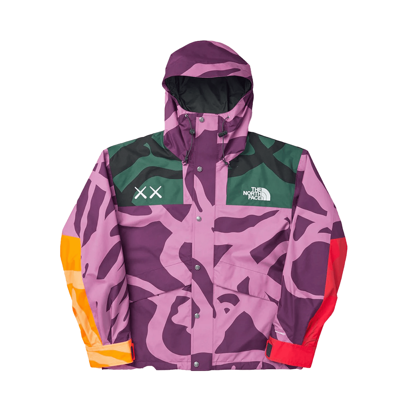 The North Face x KAWS Retro 1986 Mountain Jacket 'Pamplona Purple' — XXS — Front View
