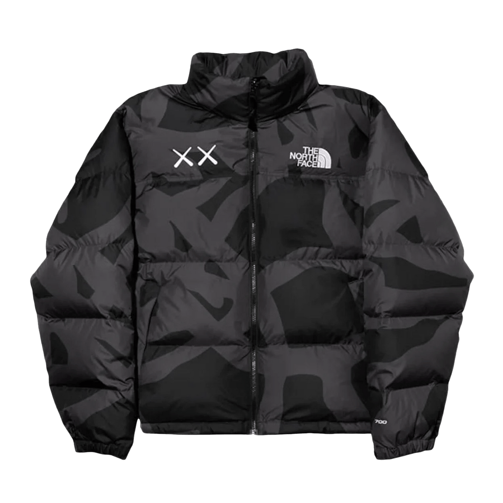 The North Face x KAWS Retro 1996 Nuptse Jacket 'Black' — XXS — Front View