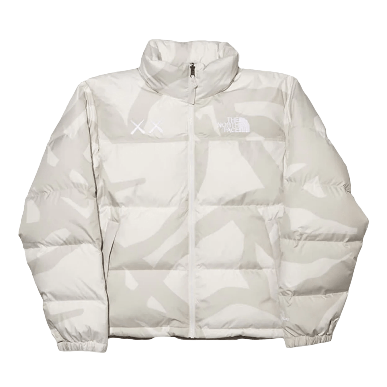 The North Face x KAWS Retro 1996 Nuptse Jacket 'Moonlight Ivory' — XXS — Front View