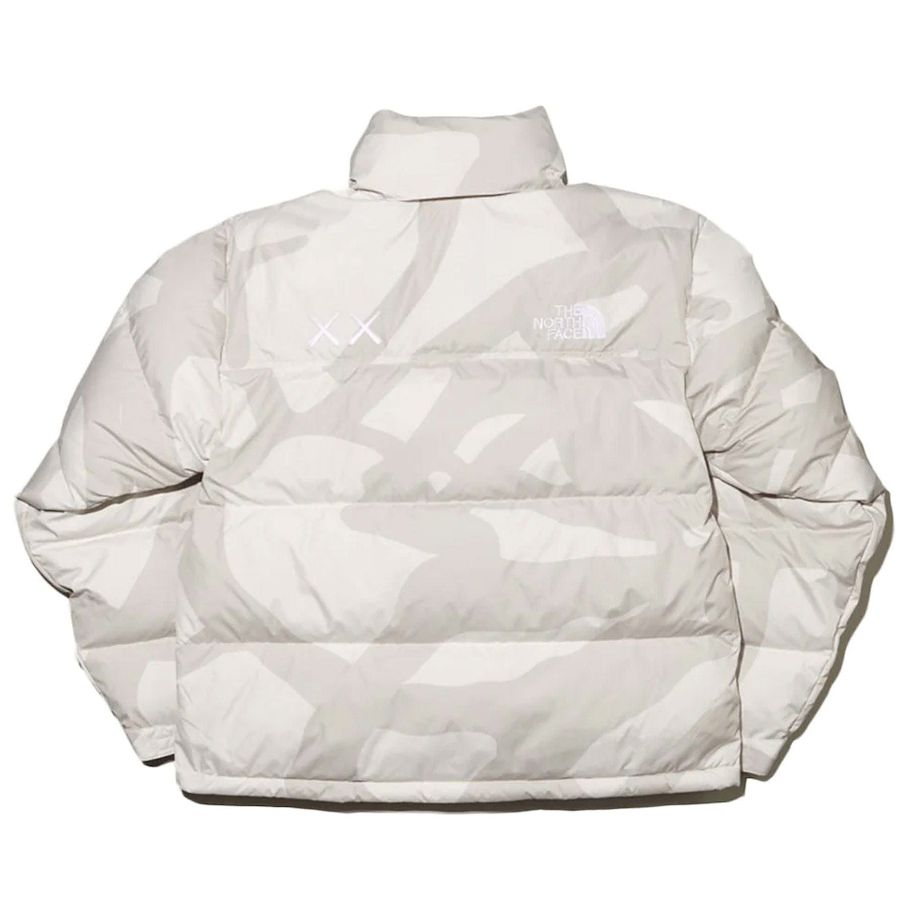 The North Face x KAWS Retro 1996 Nuptse Jacket 'Moonlight Ivory' — XXS — Side View