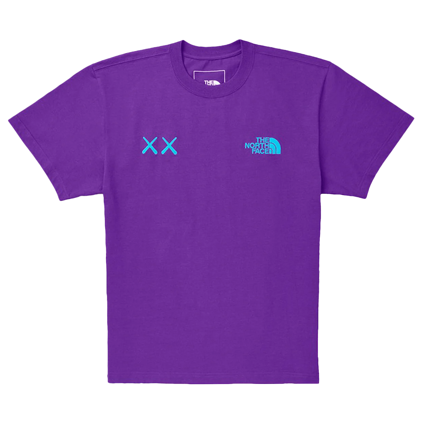 The North Face x KAWS Short-Sleeve Tee 'Gravity Purple' — XXS — Front View