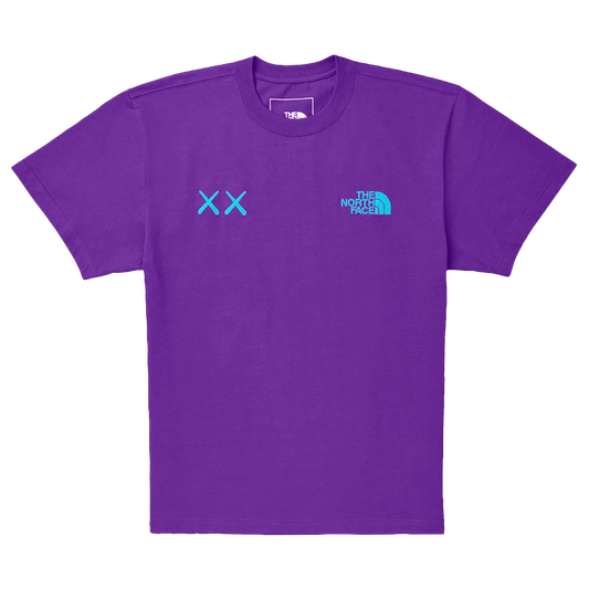 The North Face x KAWS Short-Sleeve Tee 'Gravity Purple' — XXS — Front View
