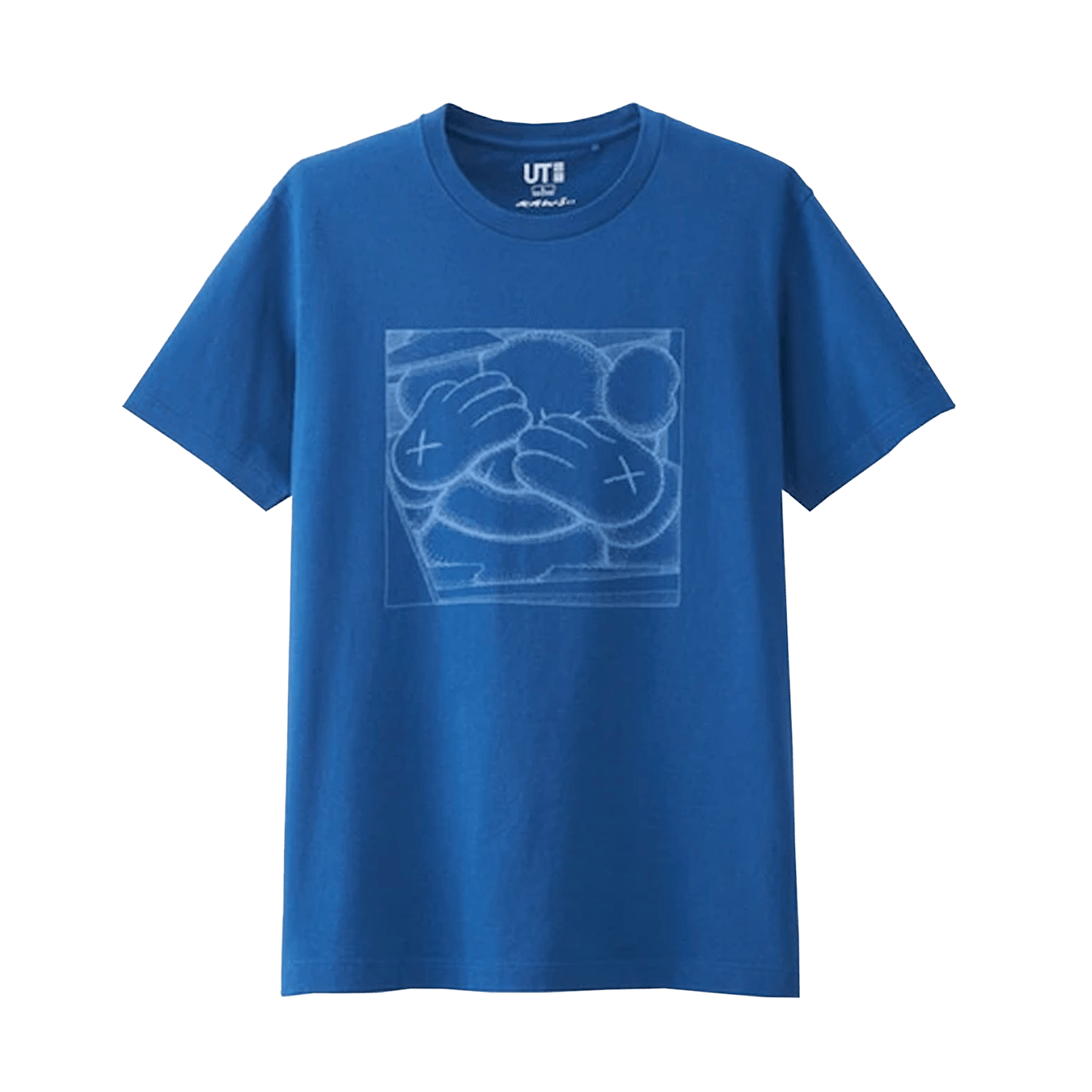 KAWS x Uniqlo Chum Tee (Asia Sizing) Blue — XXS — Front View