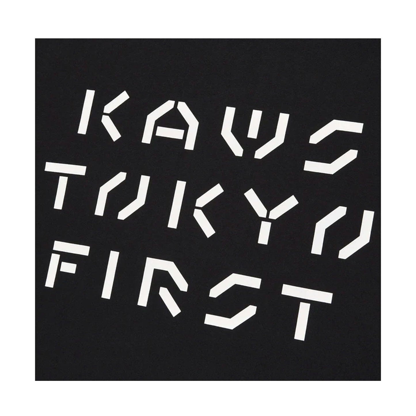 KAWS x Uniqlo Tokyo First Tee (Asia Sizing) Black — XXS — Side View