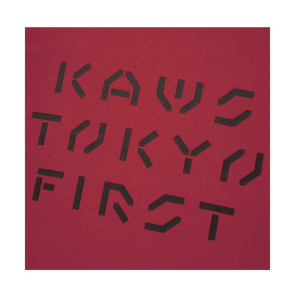 KAWS x Uniqlo Tokyo First Tee (Asia Sizing) Red — XXS — Side View