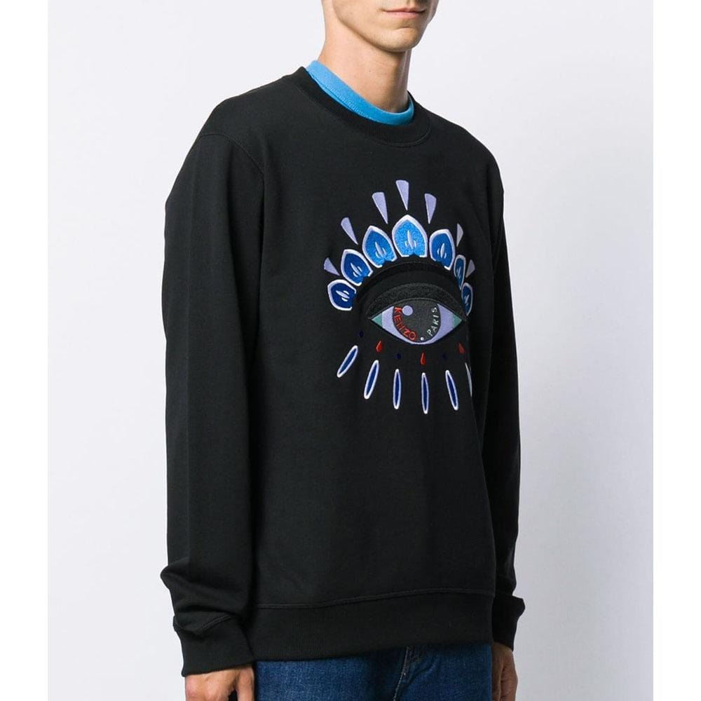 Kenzo Eye Sweatshirt 'Black' — XXS — Detail View