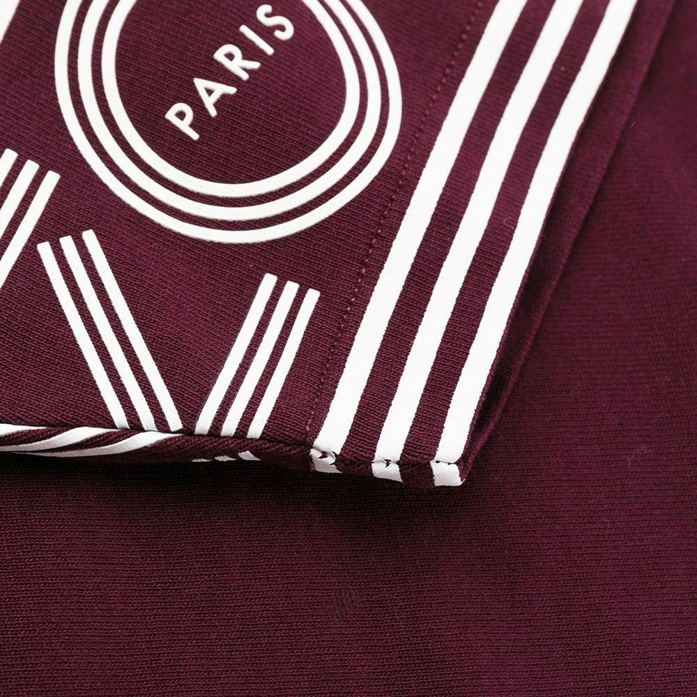 Kenzo Striped Logo T-Shirt "Red" — XXS — Detail View