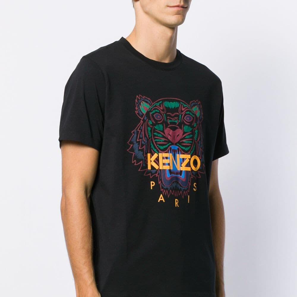 Kenzo Tiger T-Shirt "Black" — XXS — Back View