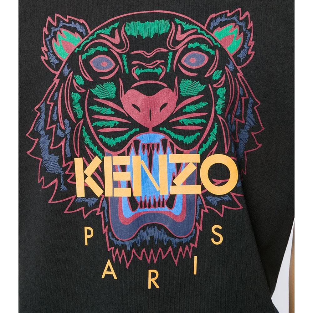 Kenzo Tiger T-Shirt "Black" — XXS — Detail View