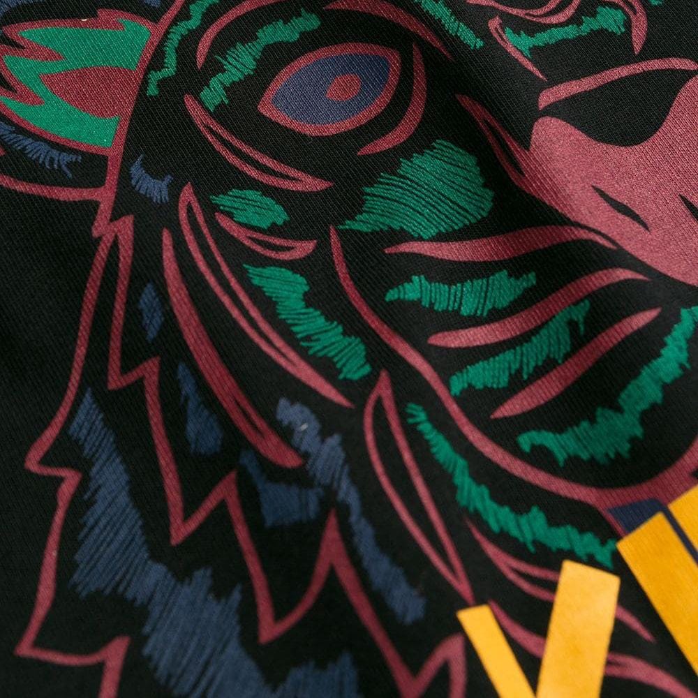 Kenzo Tiger T-Shirt "Black" — XXS — Lifestyle View