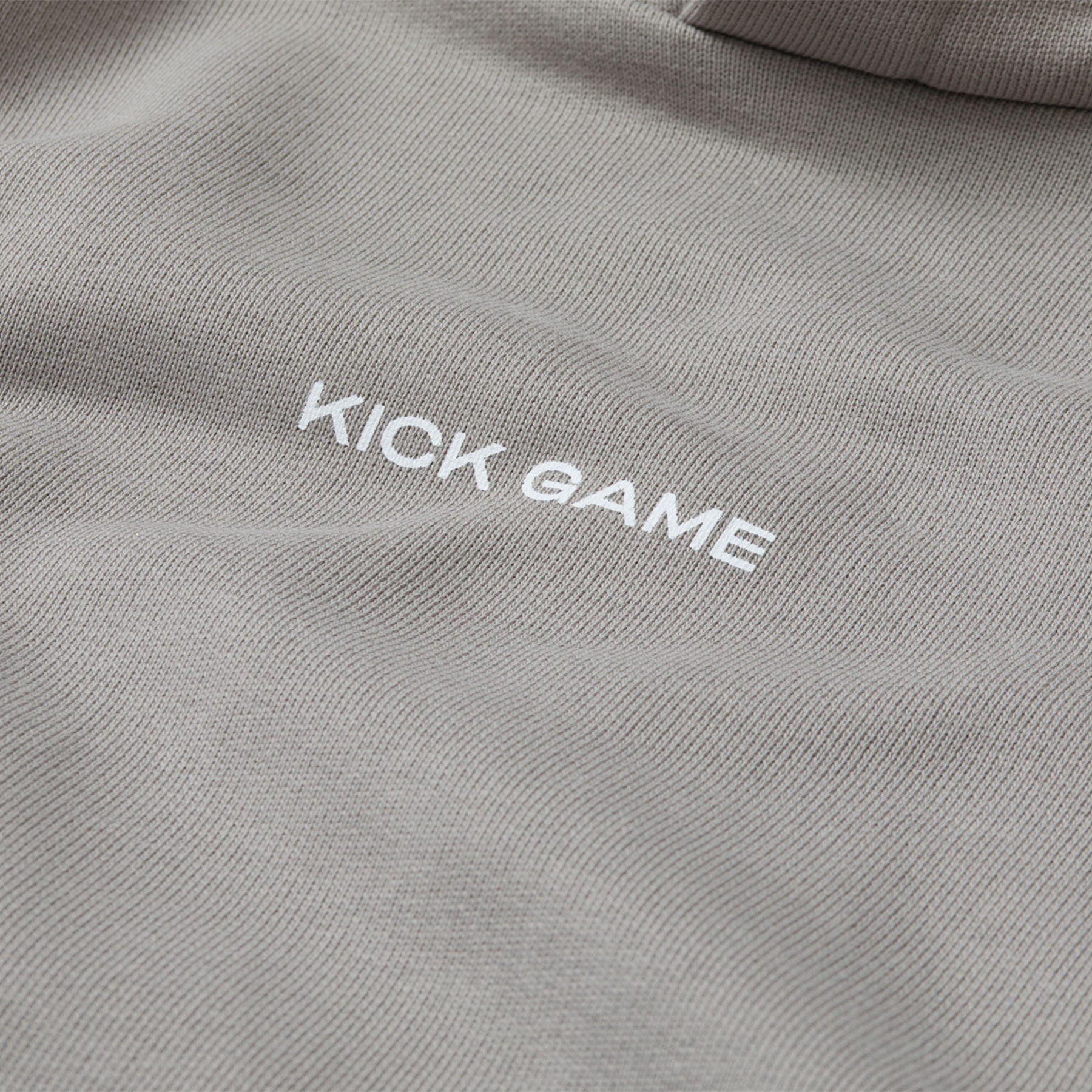 Kick Game Logo Hoodie 'Atmosphere' — XXS — Back View