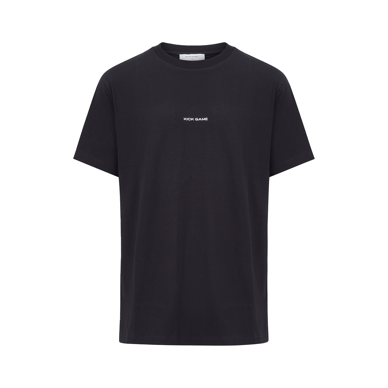 Kick Game Logo T-Shirt 'Black' — XXS — Front View