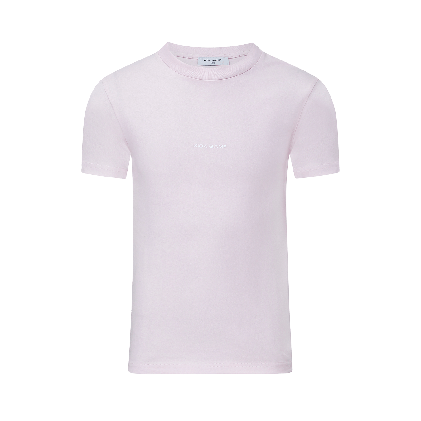 Kick Game Logo T-Shirt 'Pink' — XXS — Front View
