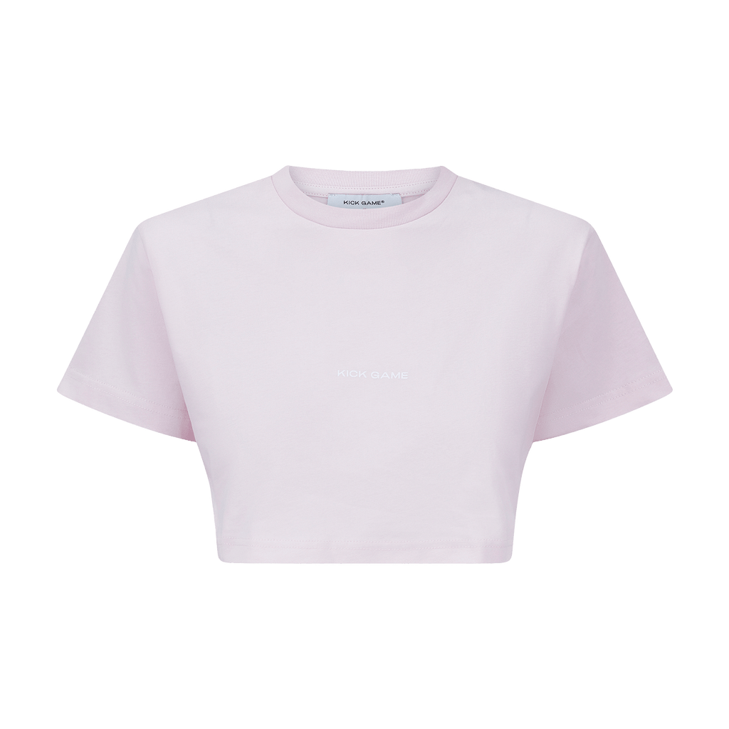 Kick Game Logo T-Shirt 'Cropped Tee' — XXS — Front View