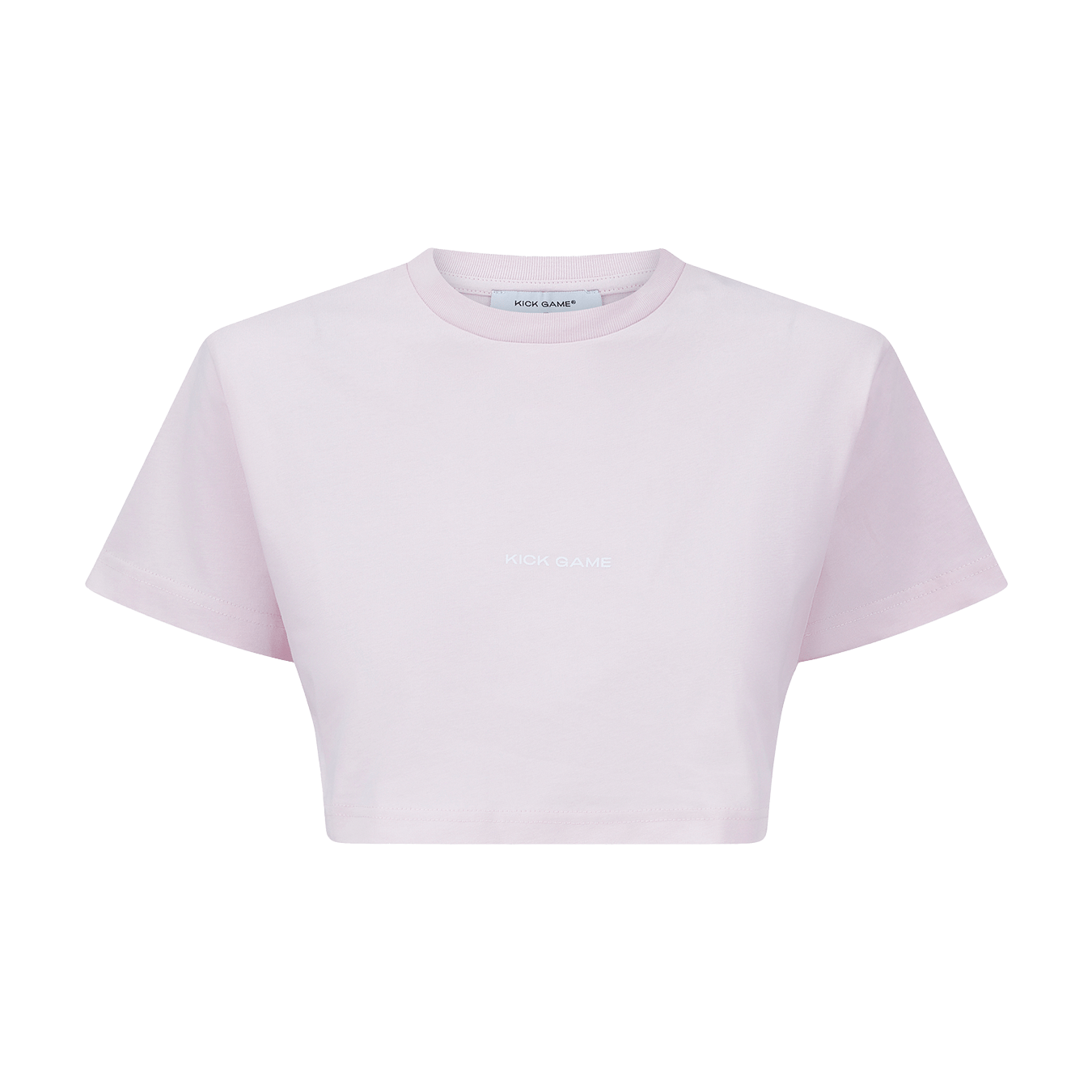 Kick Game Logo T-Shirt 'Cropped Tee' — XXS — Front View