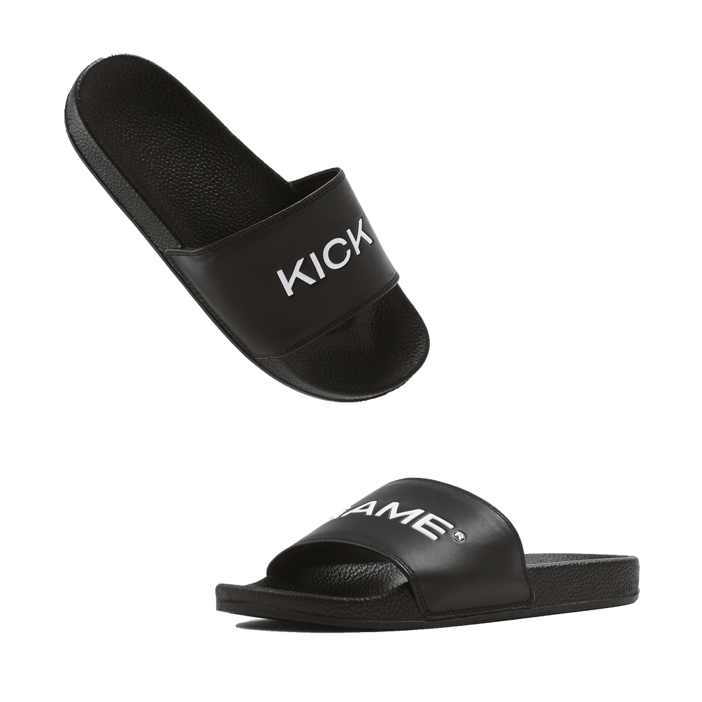 KG Core Slides 'Black/White' — UK 1 — Side View