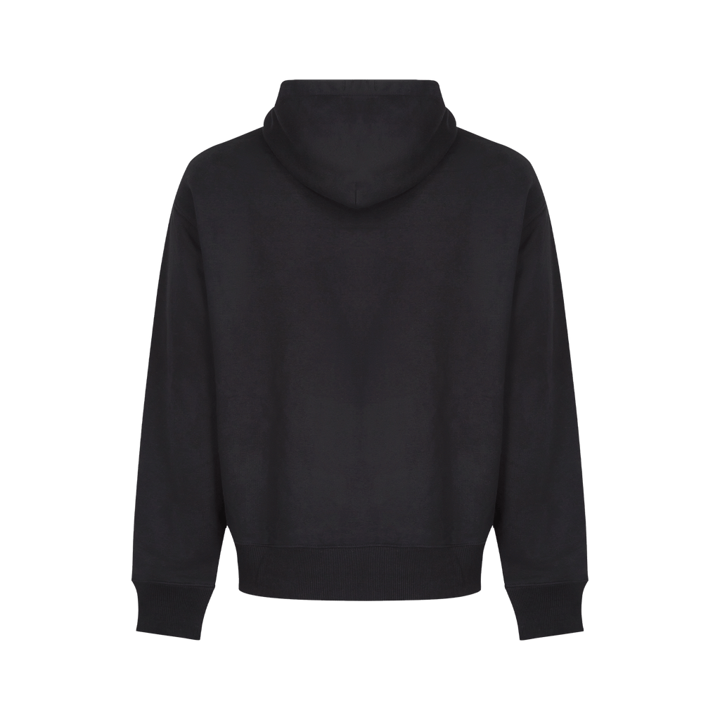 Kick Game Logo Hoodie 'Black' — XXS — Back View