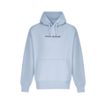 Kick Game Logo Hoodie 'Light Blue' — XXS — Front View