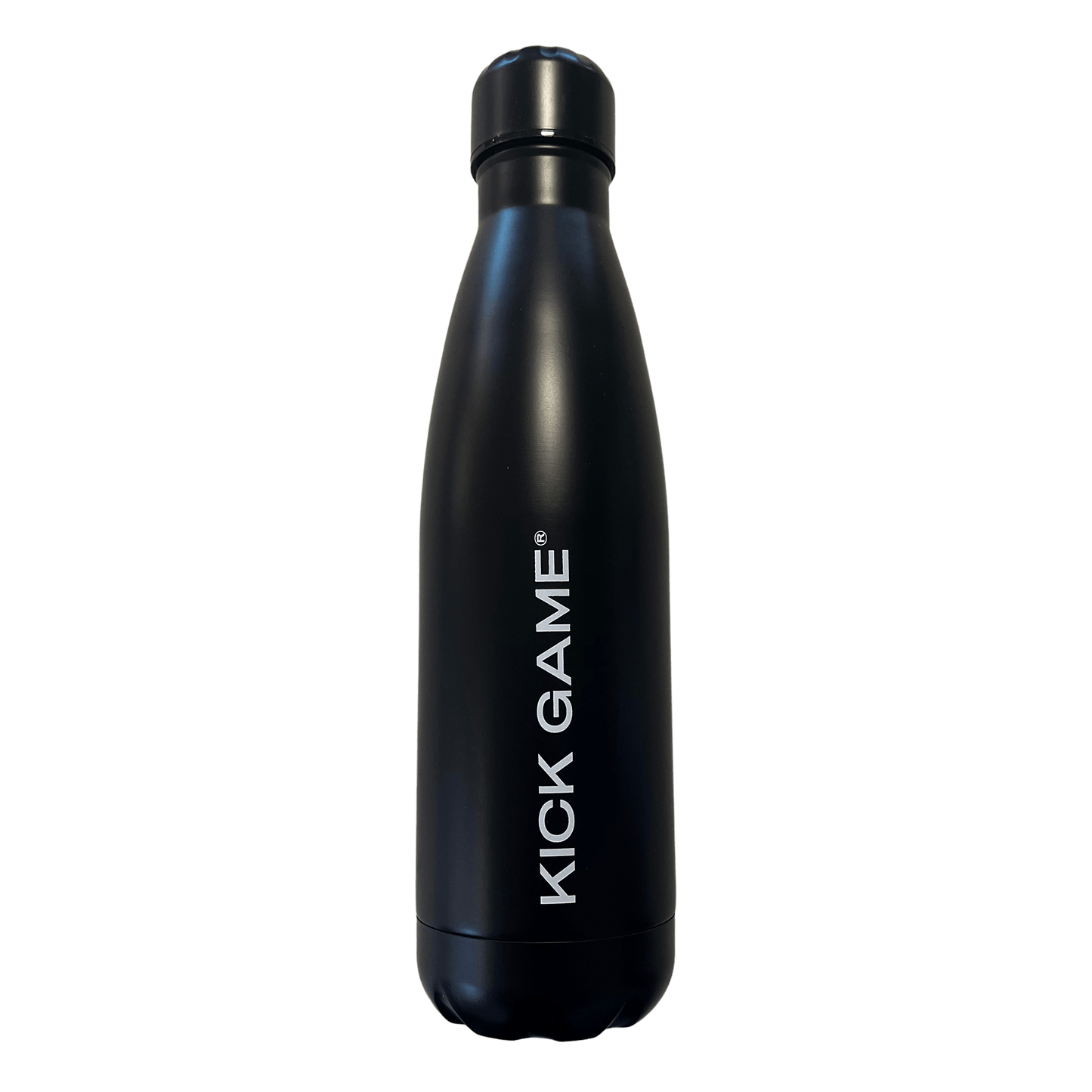 KG Thermal Bottle 'Black' — Front View