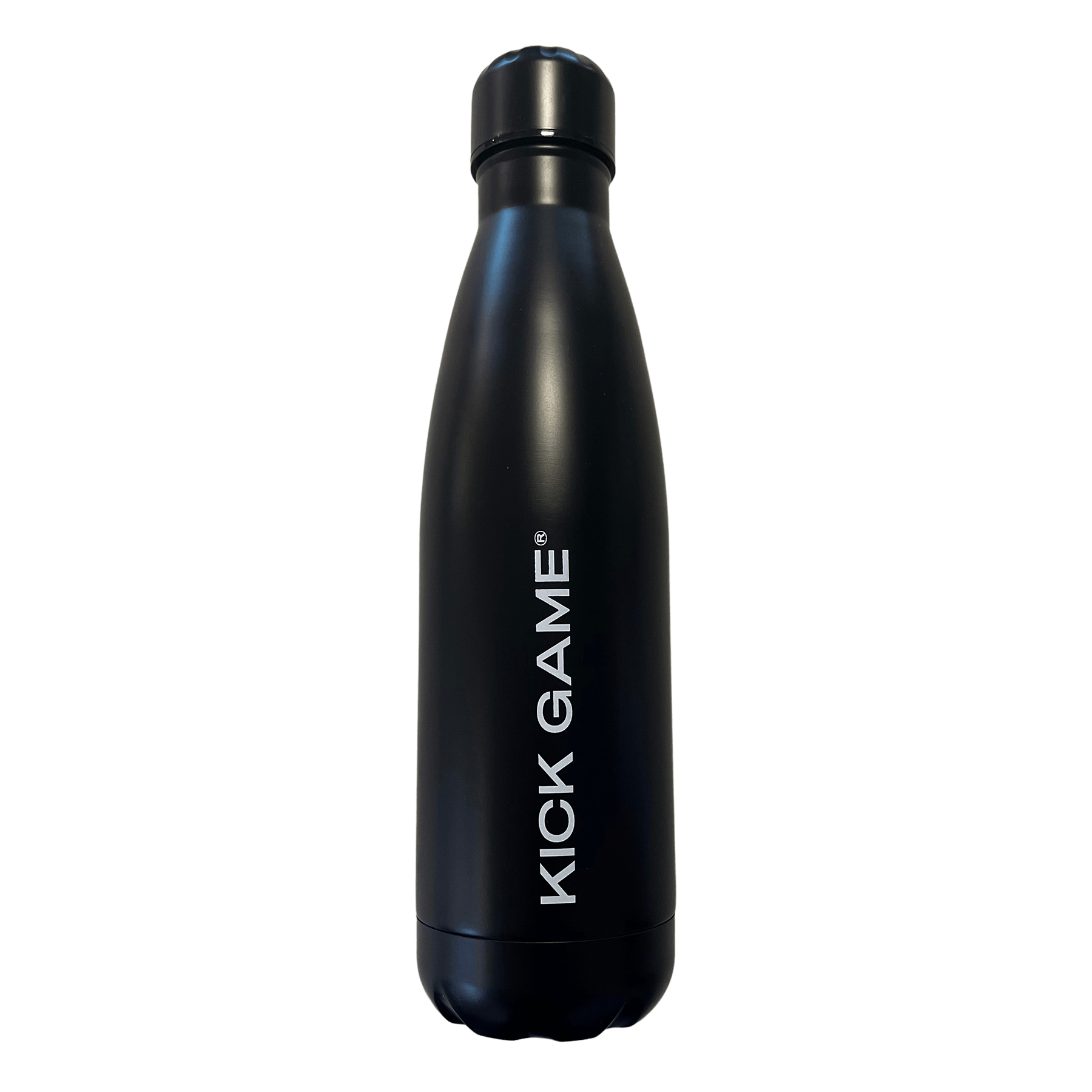 KG Thermal Bottle 'Black' — Front View