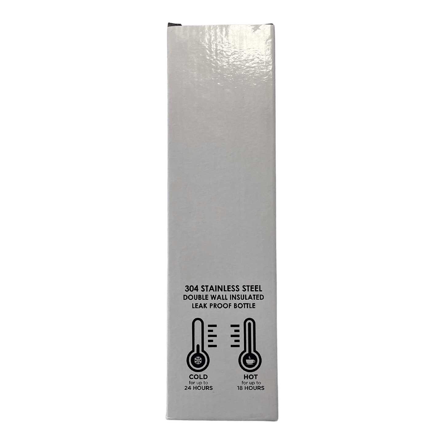 KG Thermal Bottle 'Black' — Side View