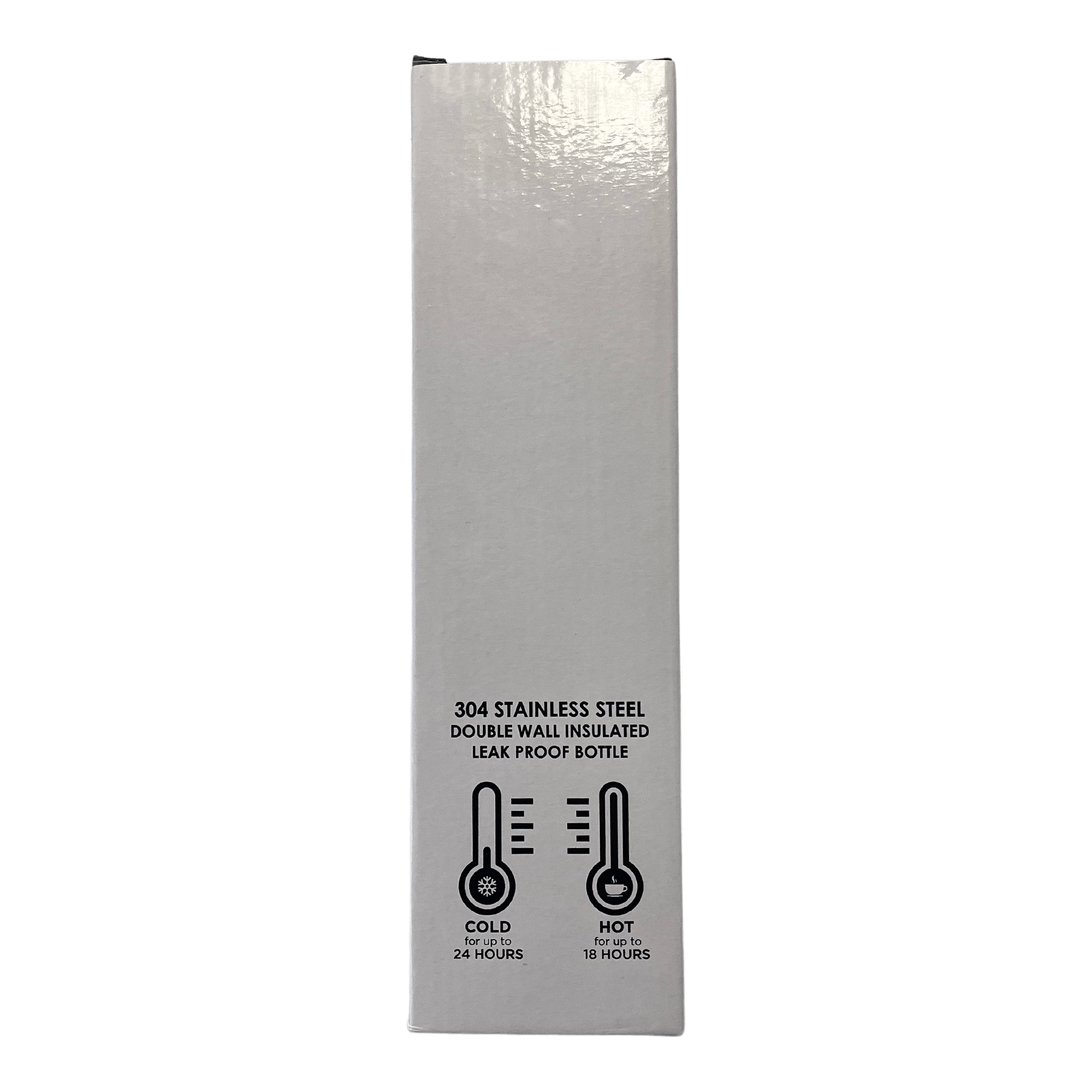 KG Thermal Bottle 'Black' — Side View