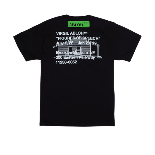 Virgil Abloh Gymnastics Art Institute Tee 'Black' — XXS — Front View