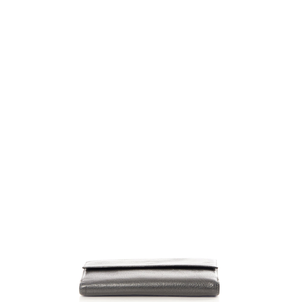 Mulberry Purse Wallet in Black, Calfskin Leather — Top View