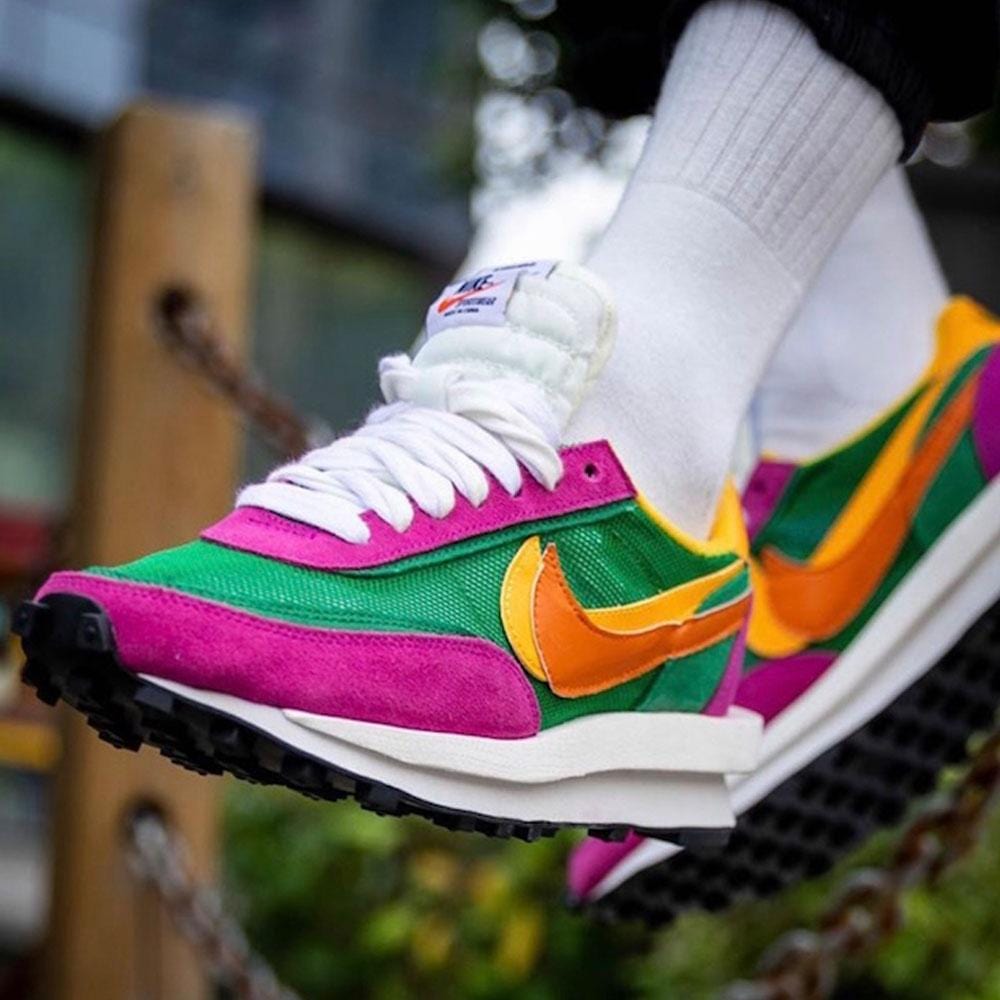Sacai x LDWaffle 'Pine Green' — UK 3 | EU 35.5 | US 3.5 — Alternate View 7