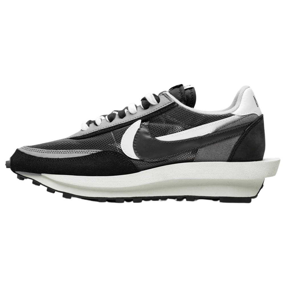 Sacai x LDWaffle 'Black' — UK 3 | EU 35.5 | US 3.5 — Front View