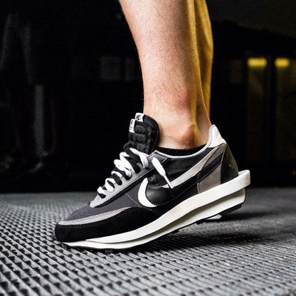 Sacai x LDWaffle 'Black' — UK 3 | EU 35.5 | US 3.5 — Detail View