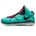 Nike LeBron 8 Retro 'South Beach' 2021 — UK 3 | EU 35.5 | US 3.5 — Front View
