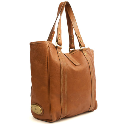 Mulberry Tote Roxanne Tote in Oak, Leather — Back View