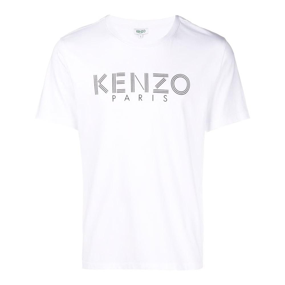 Kenzo Logo T-Shirt White — XXS — Front View