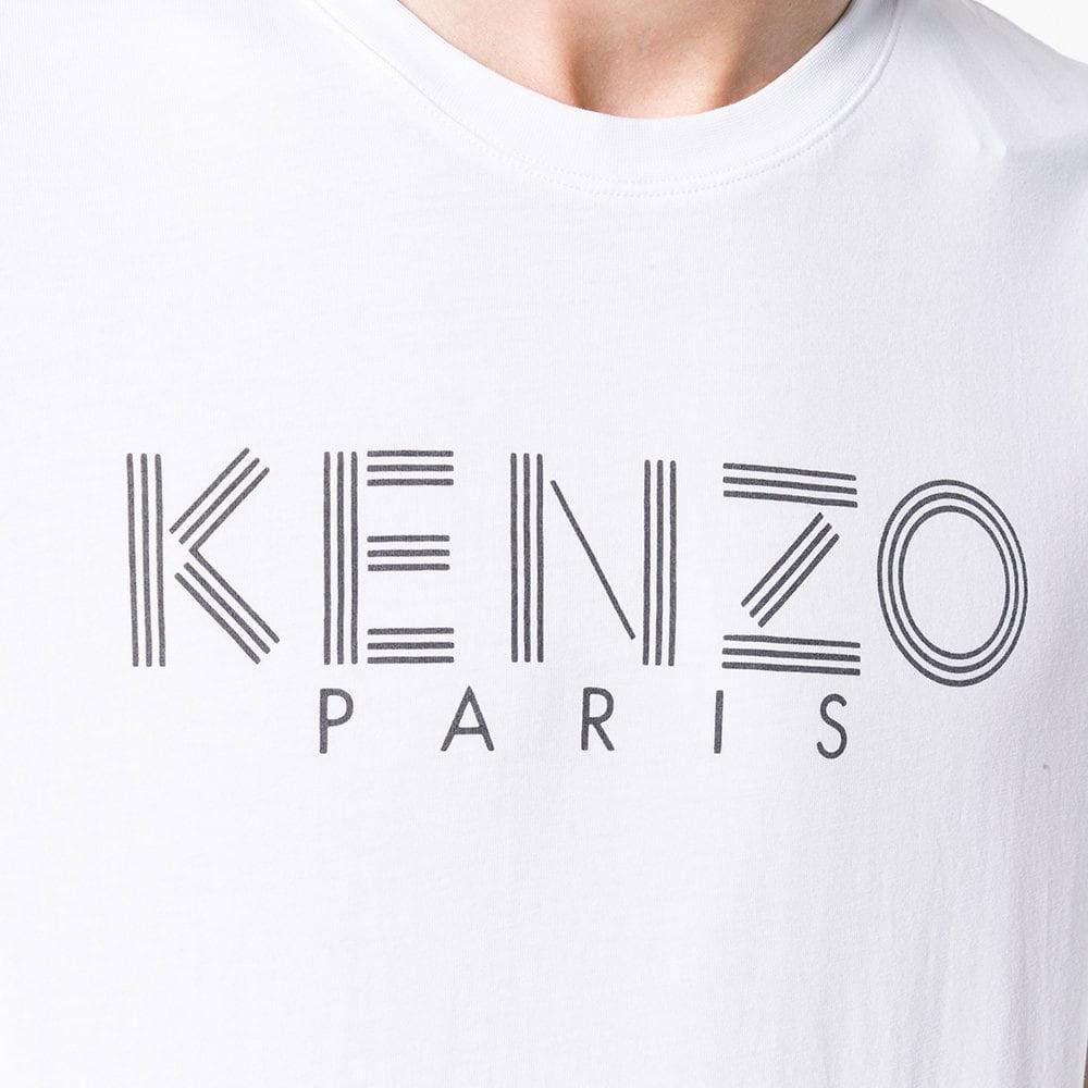 Kenzo Logo T-Shirt White — XXS — Side View