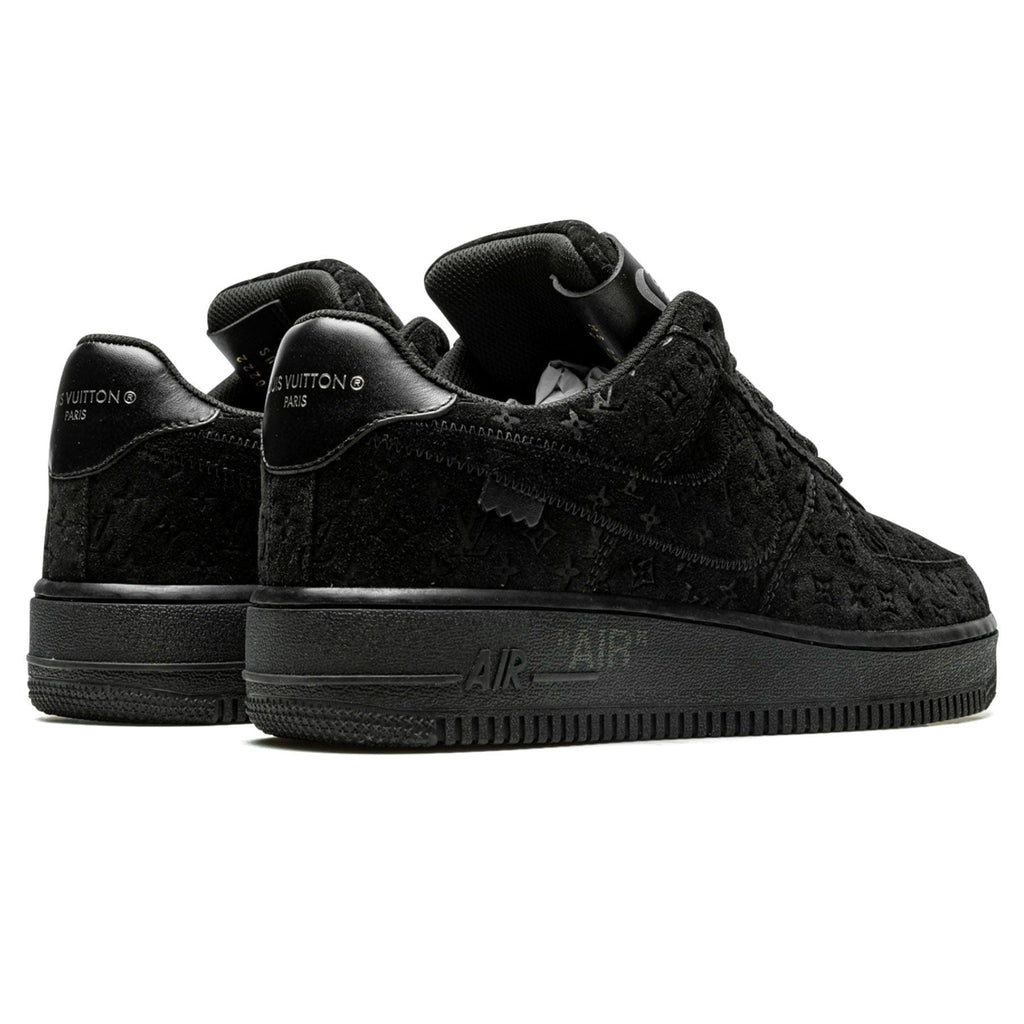 Louis Vuitton Nike Air Force 1 Low By Virgil Abloh Black Anthracite — UK 3 | EU 35.5 | US 3.5 — Back View